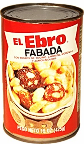 El Ebro Delicious White Bean Fabada.  Ready To Eat 15 oz. Serves 2